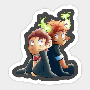 Chibi Gunzo and wakan Sticker